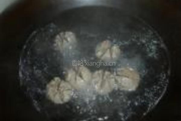 西洋菜牛肉丸汤的做法图解4