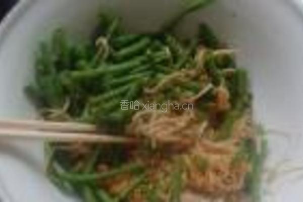 金针菇拌豇豆的做法图解8