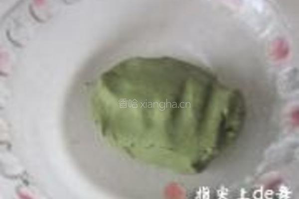 南瓜椰蓉抹茶酥的做法图解4