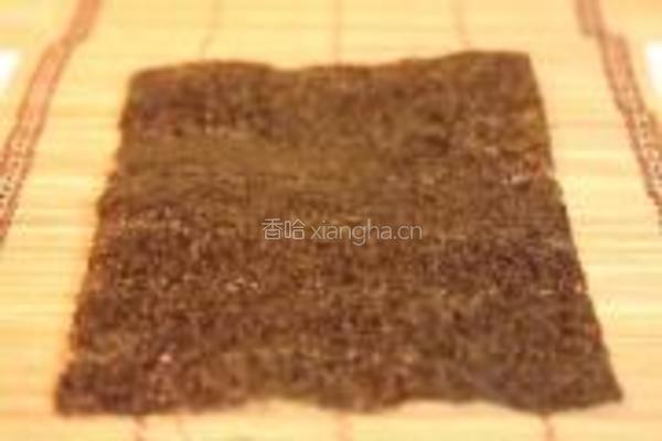 花生酱紫菜包饭的做法图解5