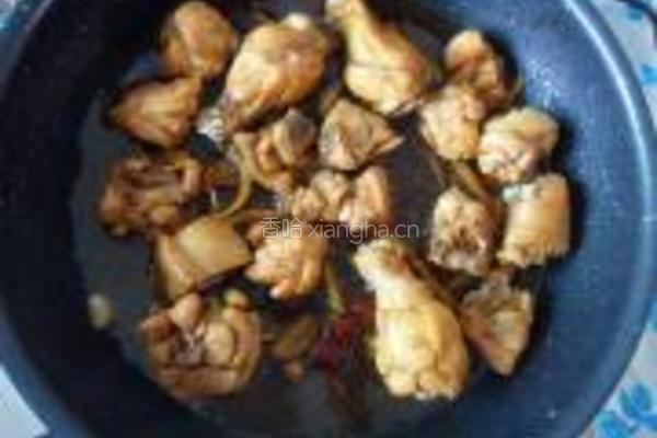 红烧栗子鸡块的做法图解7