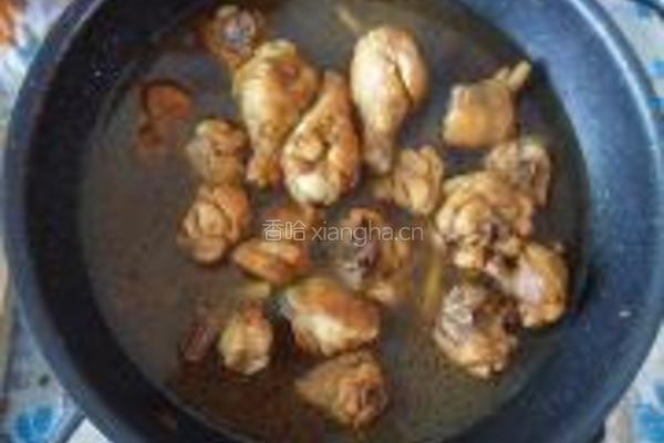 红烧栗子鸡块的做法图解8
