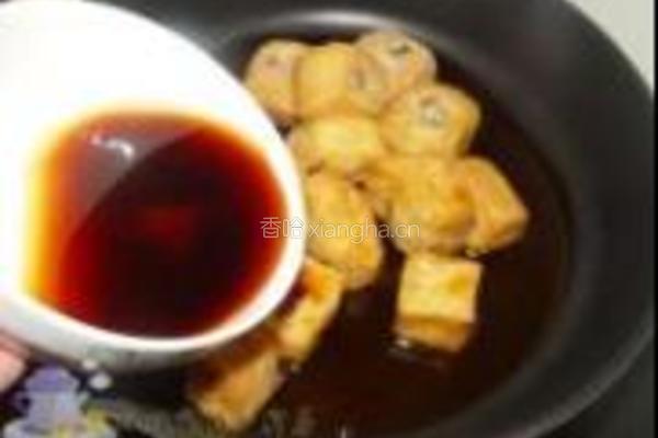 豆泡酿肉的做法图解4