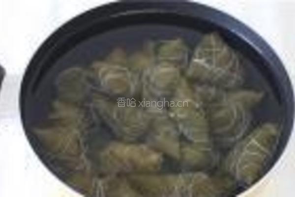 板栗香菇肉粽的做法图解12