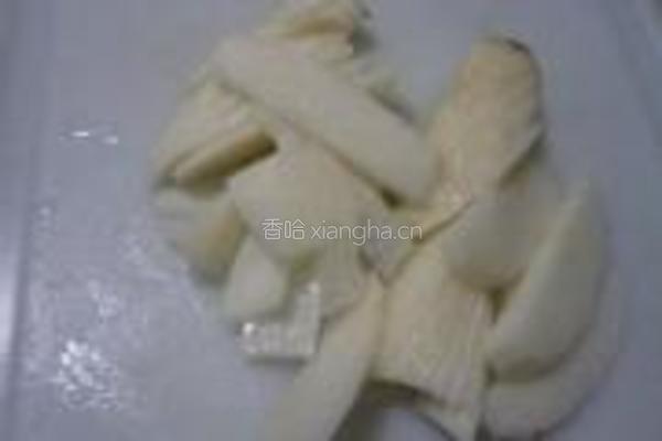 荷兰豆炒山药的做法图解1