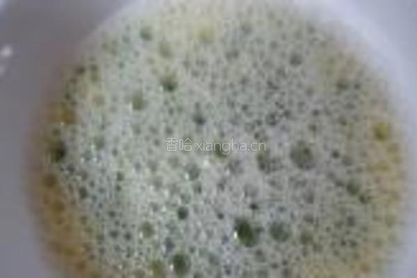 芹菜叶蒸蛋羹的做法图解4