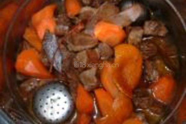 牛肉炖胡萝卜的做法图解5