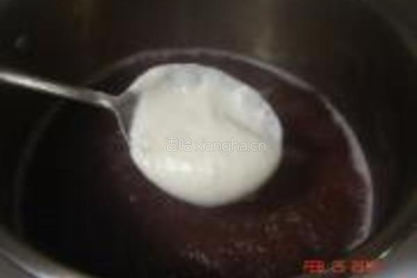 红豆沙煮面砣砣的做法图解4