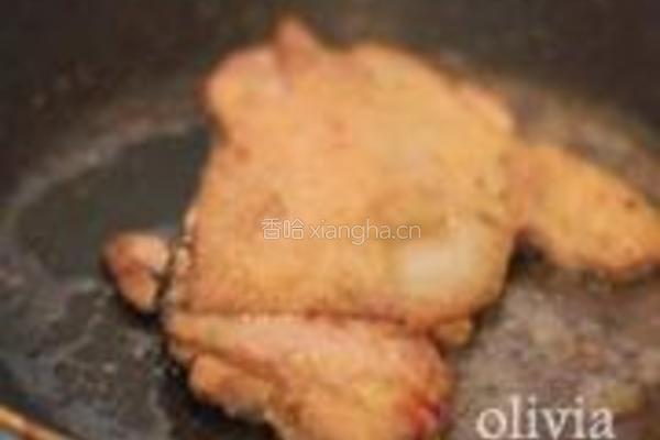美丽鸡肉起司香草烧的做法图解8