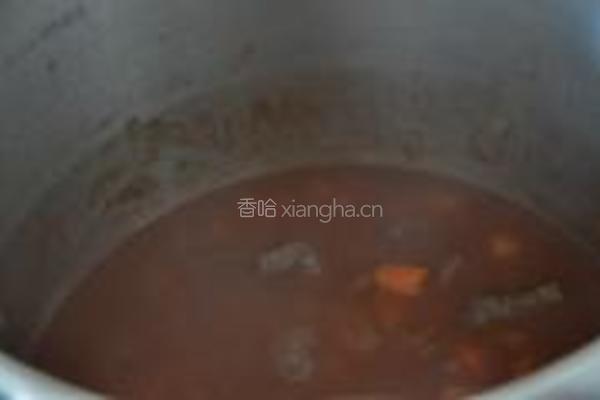 红酒烧牛腩百叶结的做法图解7