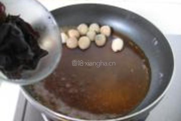 菜花烧鹌鹑蛋的做法图解7