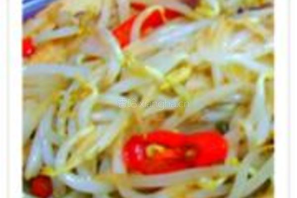 梅香炒豆芽的做法图解4