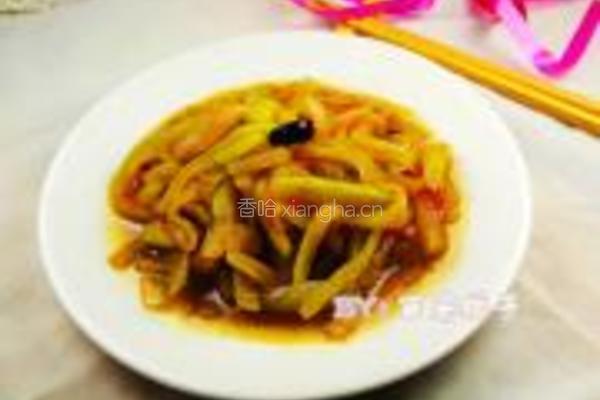 酸辣西瓜皮的做法图解6