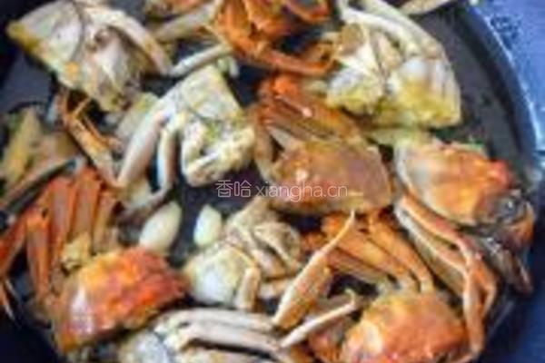 毛蟹炒年糕的做法图解10