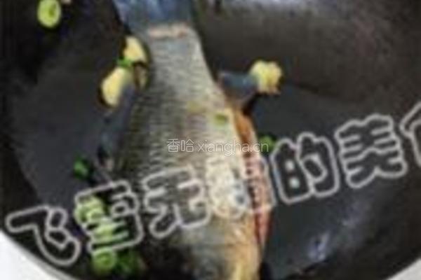 沙锅鲫鱼蚕豆汤的做法图解3