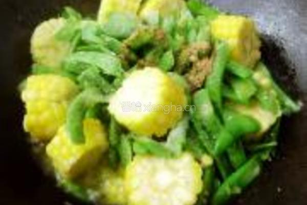 豆角烩玉米的做法图解6