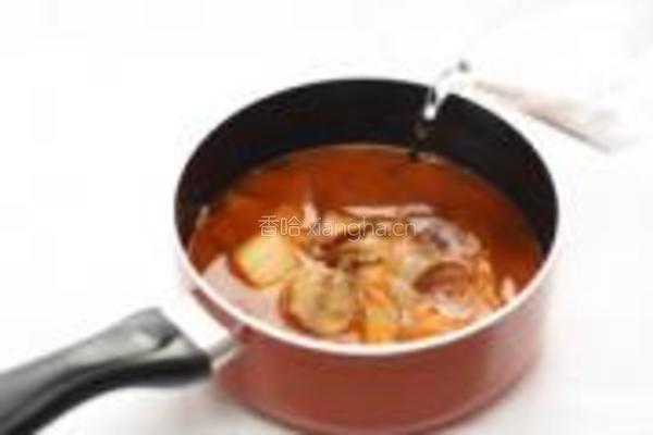韩式泡菜豆腐汤的做法图解4