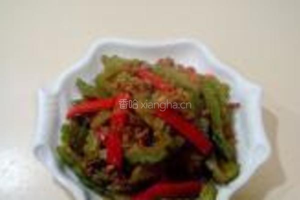 肉末炒苦瓜的做法图解12