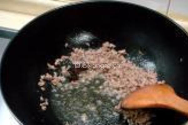 肉末炒苦瓜的做法图解4