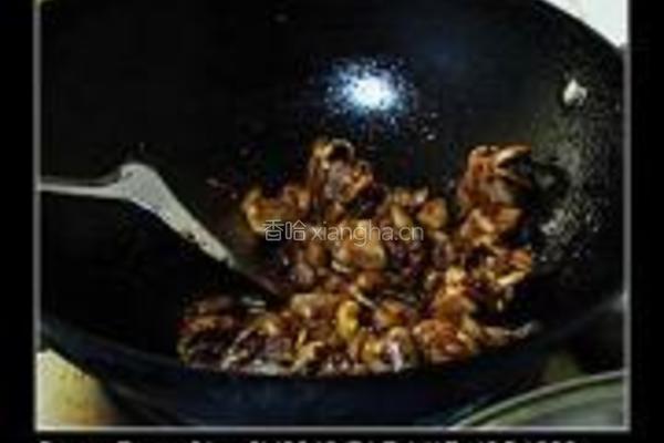 酱爆鸡心的做法图解7