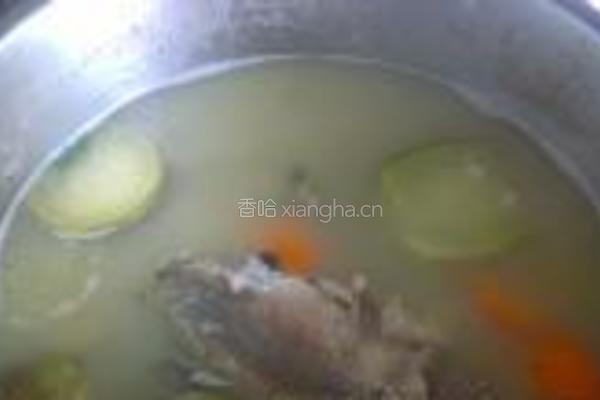 青红萝卜牛蒡汤的做法图解5