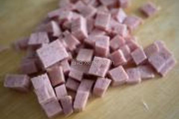 午餐肉煎蛋饼的做法图解1