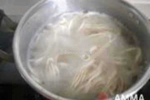芦笋肉丝炒面的做法图解2