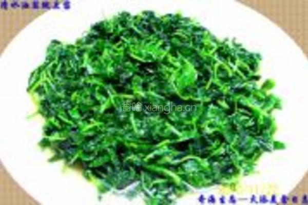 清水油盐豌豆苗的做法图解5