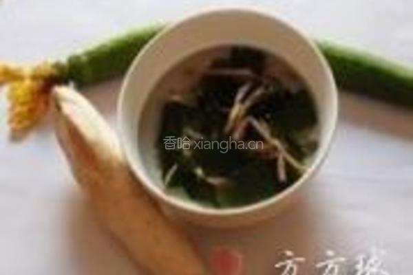 大骨蘑菇丝瓜汤的做法图解4