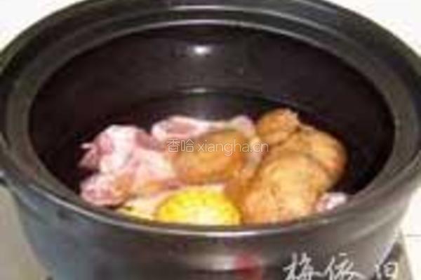 猴头菇玉米排骨汤的做法图解4