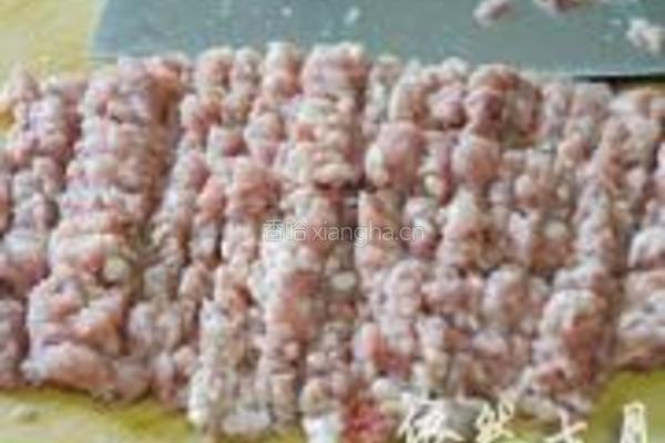 猪肉小白菜馅饼的做法图解1