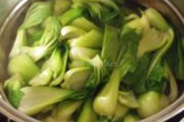 香菇青菜包的做法图解3