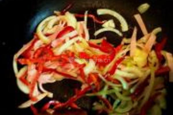 芸豆蘑菇小炒的做法图解4