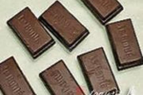巧克力杏仁饼干的做法图解1