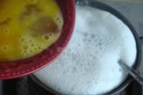 酒酿蛋花汤圆的做法图解4