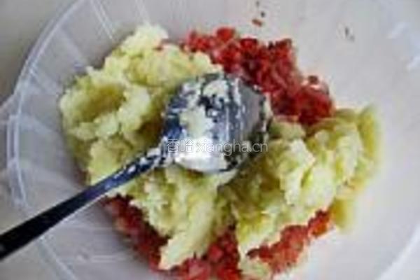 洋葱火腿土豆饼的做法图解10