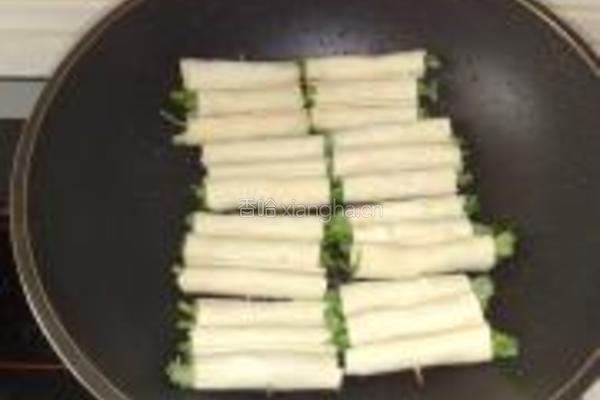 香菜干豆腐卷的做法图解7