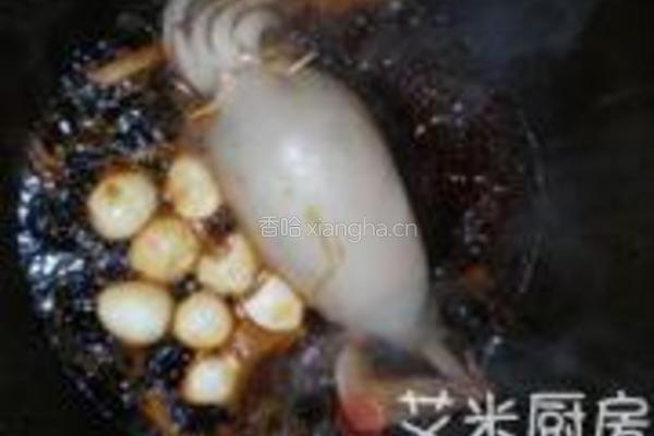 照烧鱿鱼酿咖哩炒饭的做法图解9
