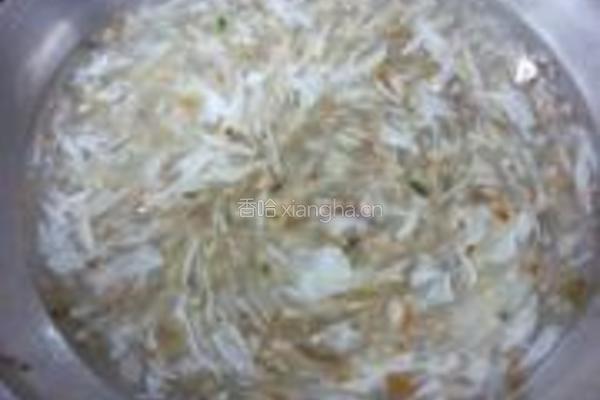 荠菜烤鸭羹的做法图解5