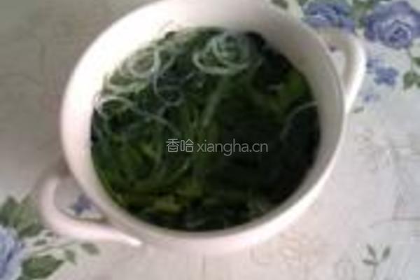 菠菜拌饭的做法图解5