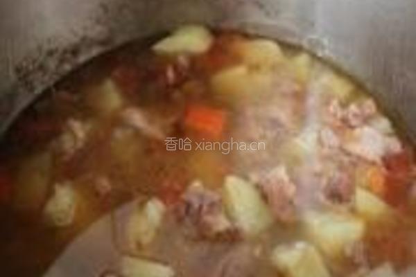牛肉疙瘩面叶汤的做法图解4