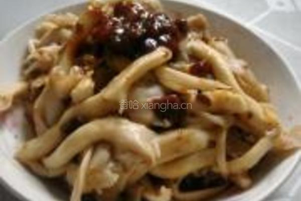 黄豆酱拌平菇的做法图解5