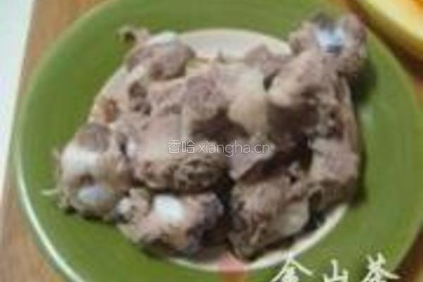 青木瓜烧排骨的做法图解2