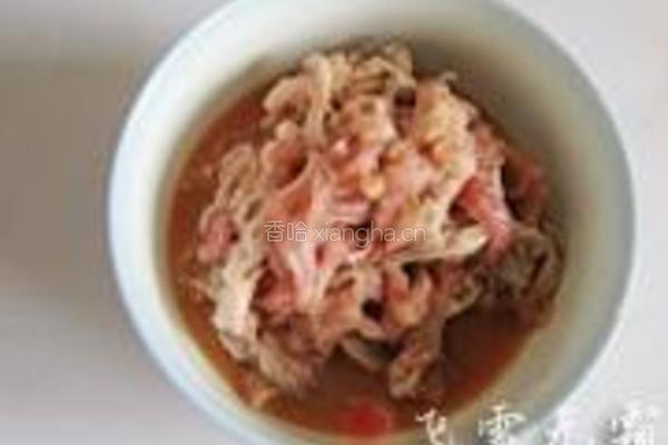 青椒肉丝面的做法图解1