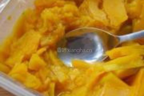 南瓜玉兔的做法图解3