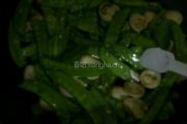 草菇荷兰豆的做法图解6