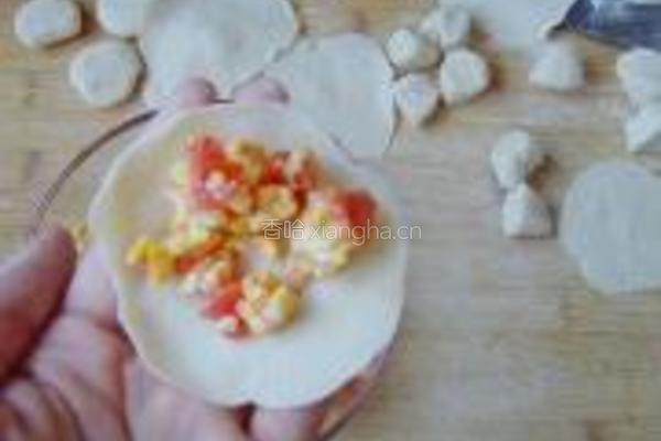 番茄鸡蛋饺子的做法图解6