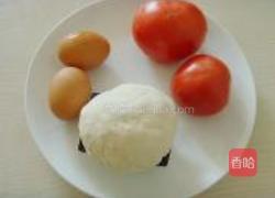番茄鸡蛋饺子的做法图解1
