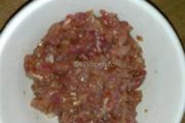 四季豆烧肉粒的做法图解2