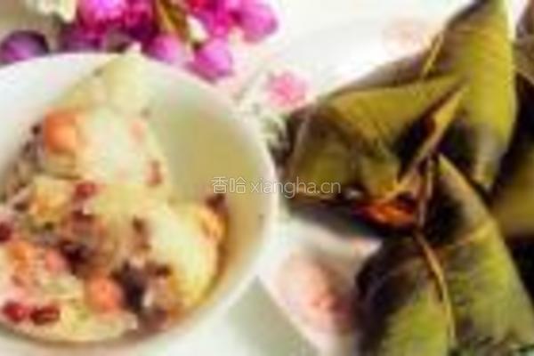 花生莲子肉粽的做法图解11